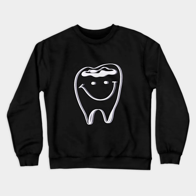 tooth Crewneck Sweatshirt by ArtKsenia